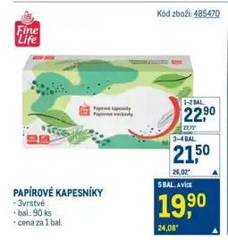 Makro Papírové kapesníky nabídka