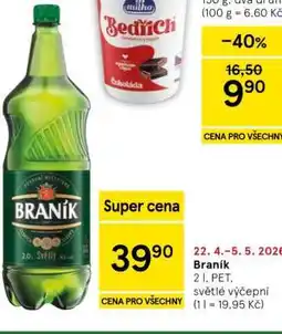 Tesco Braník nabídka