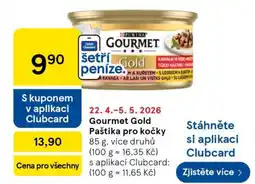 Tesco Gourmet Gold Paštika pro kočky nabídka