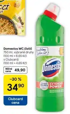 Tesco Domestos WC čistič nabídka