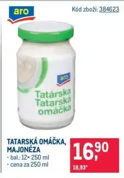 Makro Tatarská omáčka, Majonéza nabídka