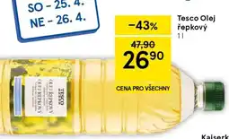 Tesco Tesco Olej řepkový 1l nabídka