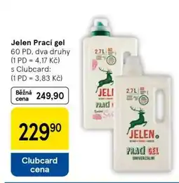 Tesco Jelen prací gel nabídka