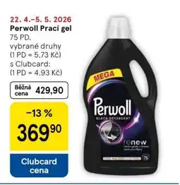 Tesco Perwoll prací gel nabídka