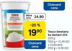Tesco Tesco Smetana ke šlehání 31% nabídka