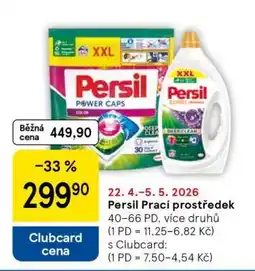 Tesco Persil prací prostředek nabídka