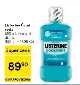 Tesco Listerine ústní voda nabídka