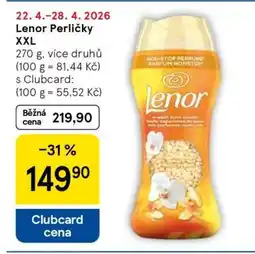 Tesco Lenor Perličky XXL nabídka