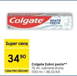 Tesco Colgate zubní pasta nabídka