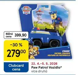 Tesco Paw Patrol Vozidlo nabídka