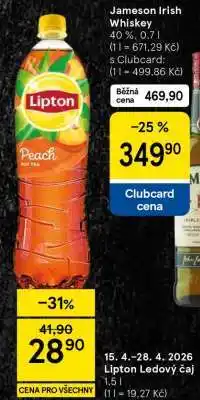 Tesco Lipton ledový čaj nabídka
