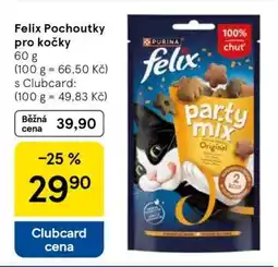 Tesco Felix Pochoutky pro kočky nabídka