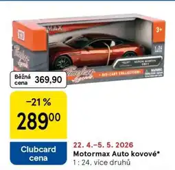 Tesco Motormax Auto kovové nabídka