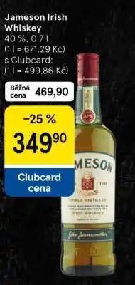 Tesco JAMESON Irish whiskey nabídka