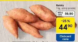 Tesco Batáty nabídka