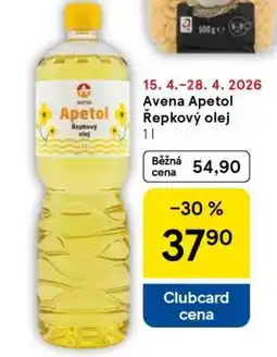 Tesco Avena Apetol Řepkový olej nabídka