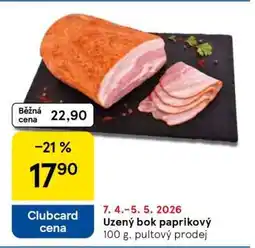 Tesco Uzený bok paprikový nabídka
