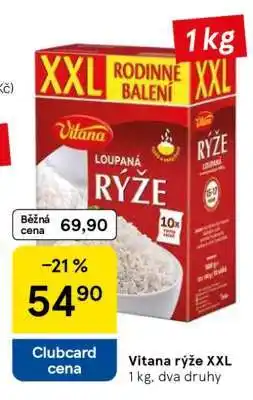 Tesco VITANA RÝŽE XXL nabídka