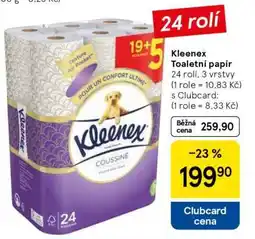 Tesco Kleenex Toaletní papír nabídka