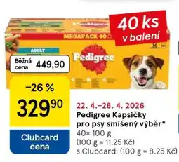 Tesco Pedigree Kapsičky pro psy smíšený výběr nabídka