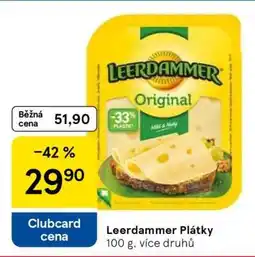 Tesco Leerdammer plátky nabídka