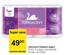 Tesco Harmony toaletní papír nabídka