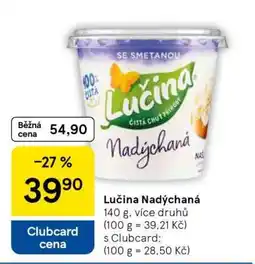 Tesco Lučina Nadýchaná nabídka