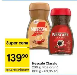 Tesco Nescafé Classic nabídka