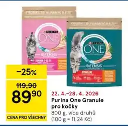 Tesco Purina One Granule pro kočky nabídka