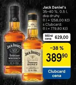 Tesco Jack Daniel‘s nabídka