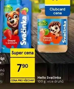 Tesco HELLO Svačinka nabídka