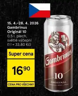 Tesco Gambrinus Originál 10 nabídka