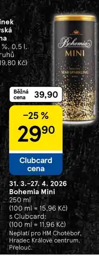 Tesco Bohemia MINI nabídka