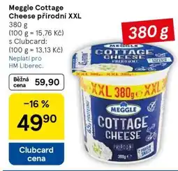 Tesco MEGGLE COTTAGE CHEESE PŘÍRODNÍ XXL nabídka