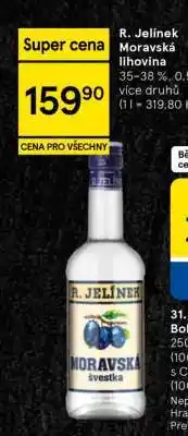 Tesco R. Jelínek Moravská lihovina nabídka