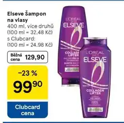 Tesco Elseve šampon na vlasy nabídka