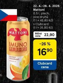 Tesco Mattoni nabídka