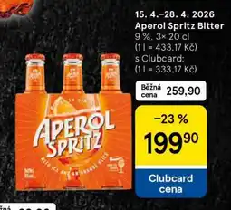 Tesco APEROL SPRITZ BITTER nabídka