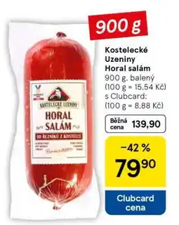 Tesco Kostelecké uzeniny Horal Salám nabídka