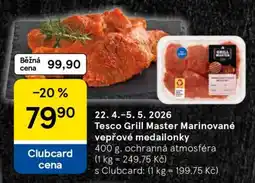 Tesco Tesco Grill Master Marinované vepřové medailonky nabídka