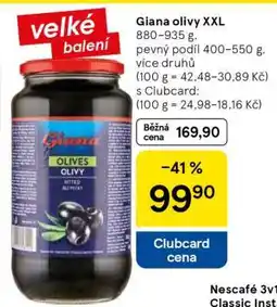 Tesco Giana olivy XXL nabídka