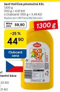 Tesco Senf Hořčice plnotučná XXL nabídka