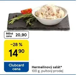 Tesco Hermelínový salát nabídka