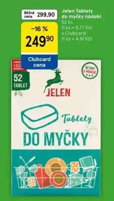 Tesco Jelen Tablety do myčky nádobí nabídka