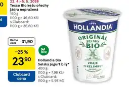 Tesco Hollandia BIO Selský jogurt bílý nabídka