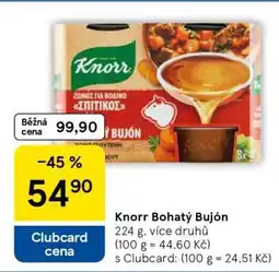 Tesco Knorr Bohatý bujon nabídka