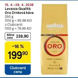 Tesco Lavazza Qualità Oro Zrnková káva nabídka