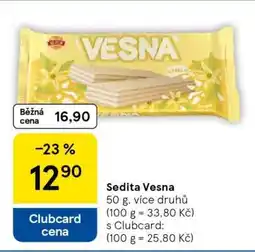 Tesco Sedita Vesna nabídka