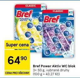 Tesco Bref Power Aktiv WC blok nabídka