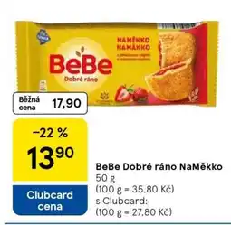 Tesco BeBe Dobré ráno NaMěkko nabídka